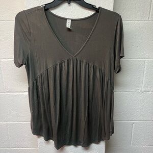 MTS Women's Short Sleeve Tee - Dark Gray. Large